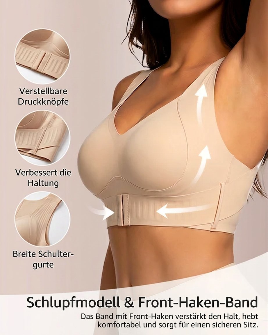 Pull-on design with front hook band