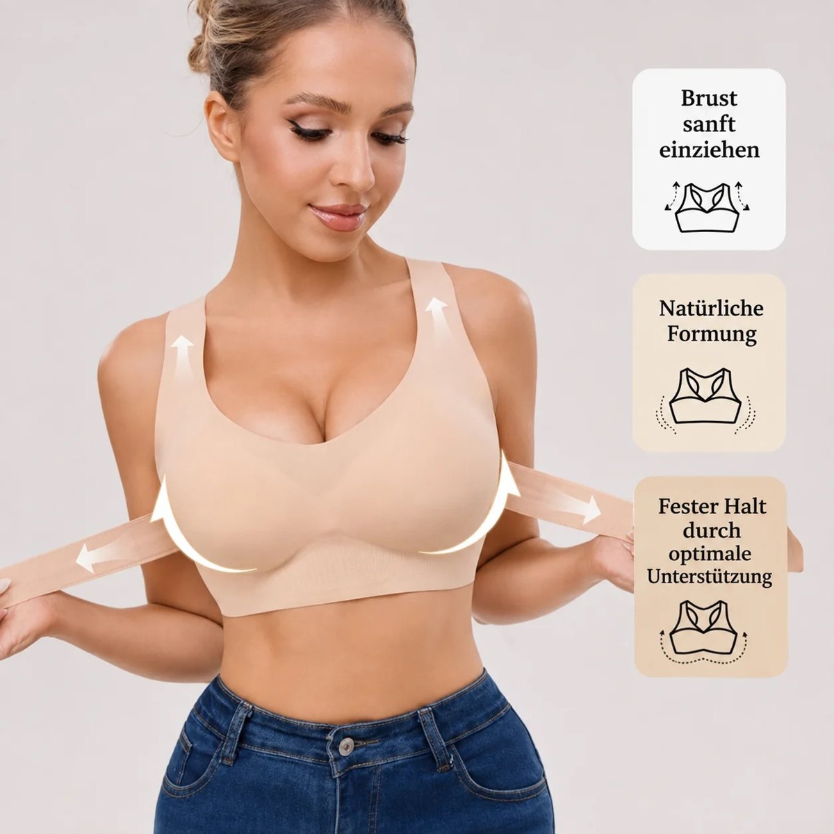Natural shaping, firm hold