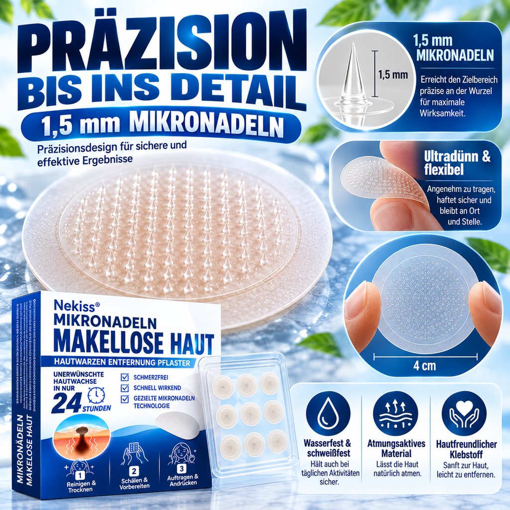 Nekiss® Mikronadeln Hautpflaster