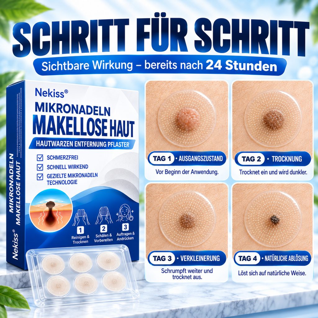 Nekiss® Mikronadeln Hautpflaster