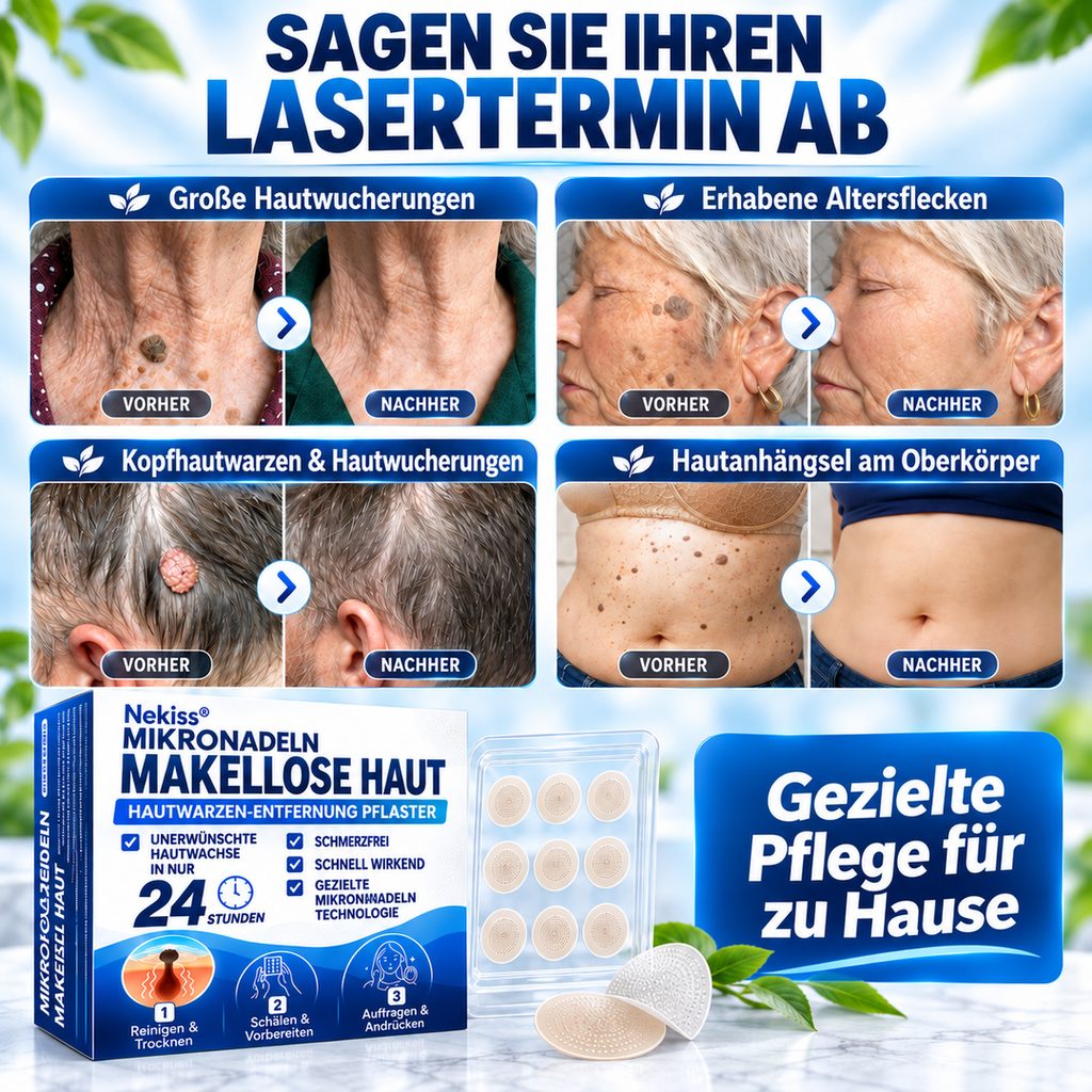 Nekiss® Mikronadeln Hautpflaster